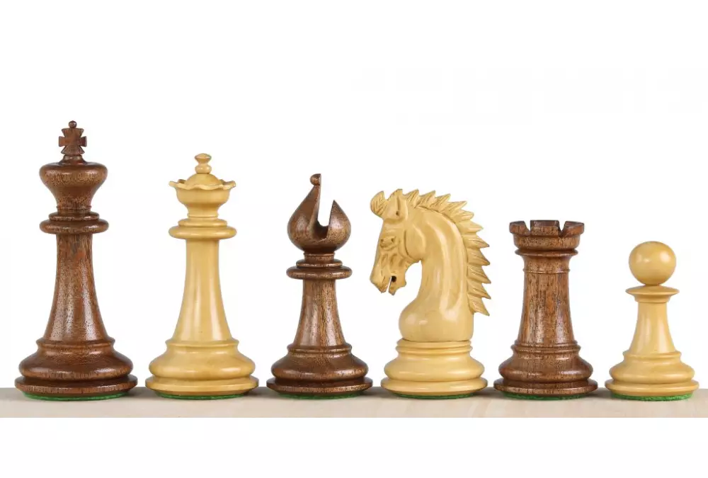 Figury szachowe Sheikh Akacja 3,75 cala