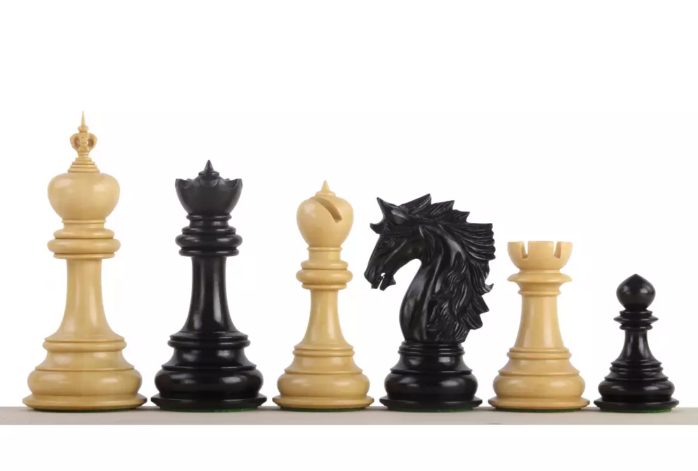 Figury szachowe Dubliner Montgoy Heban 5 cali