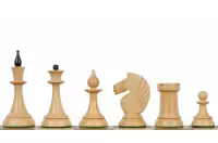 Figury szachowe Queen's Gambit 1957 Bukszpan hebanizowany 3,75 cala