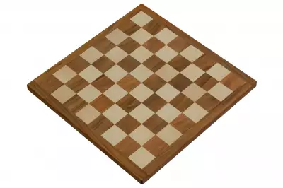 Deska szachowa z litego drewna (pole 50 mm) akacja / bukszpan