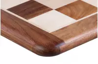 Deska szachowa z litego drewna - akacja indyjska/bukszpan (pole 50 mm)