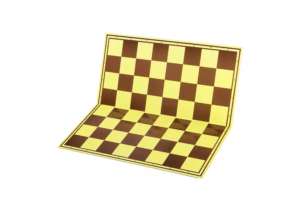 Szkolny zestaw szachowy PLUS - ciężki (10 x szachownica tekturowa składana z obciążanymi figurami szachowymi + 1x szachownica demonstracyjna)
