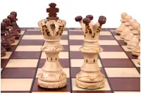 LUKSUSOWE Szachy AMBASADOR - duże (54 x 54 cm) LUKSUSOWE Szachy AMBASADOR - duże (54 x 54 cm)