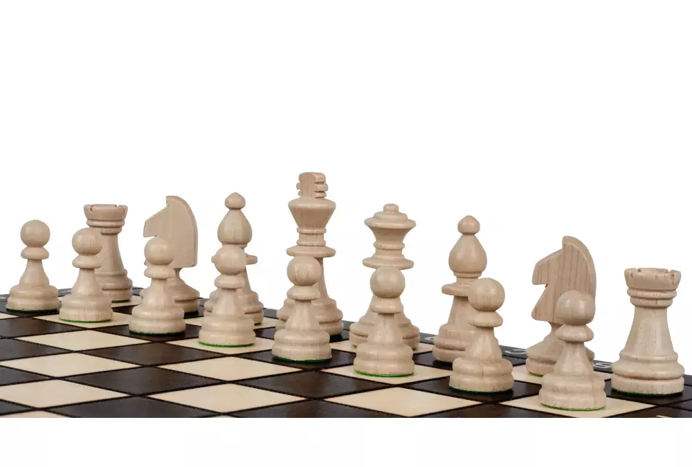 SZACHY MAGNETYCZNE DREWNIANE - CZARNE