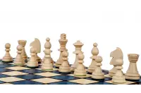 SZACHY MAGNETYCZNE DREWNIANE - NIEBIESKIE