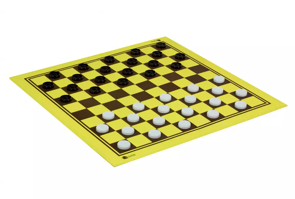 Pionki plastikowe (kamienie) do warcabów 100 polowych (27 mm)