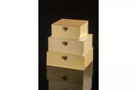 Kuferek drewniany do figur Staunton nr 4 w kolorze jasnym