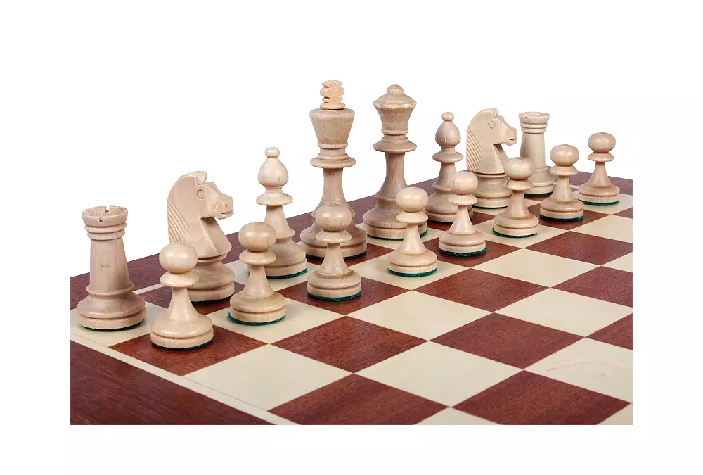 STAUNTON NR 4 w kuferku drewnianym