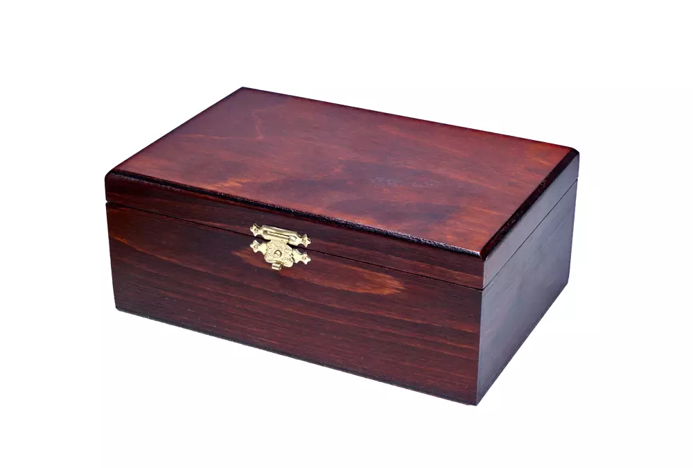 STAUNTON NR 4 w kuferku drewnianym