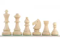 STAUNTON NR 6 Rzeźbione Drewniane