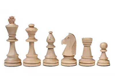 STAUNTON NR 6 Rzeźbione Drewniane