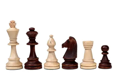 STAUNTON NR 6 Rzeźbione Drewniane