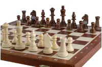 Szachy Turniejowe nr 5 Sunrise, Intarsjowane Szachy Turniejowe nr 5 Sunrise, Intarsjowane
