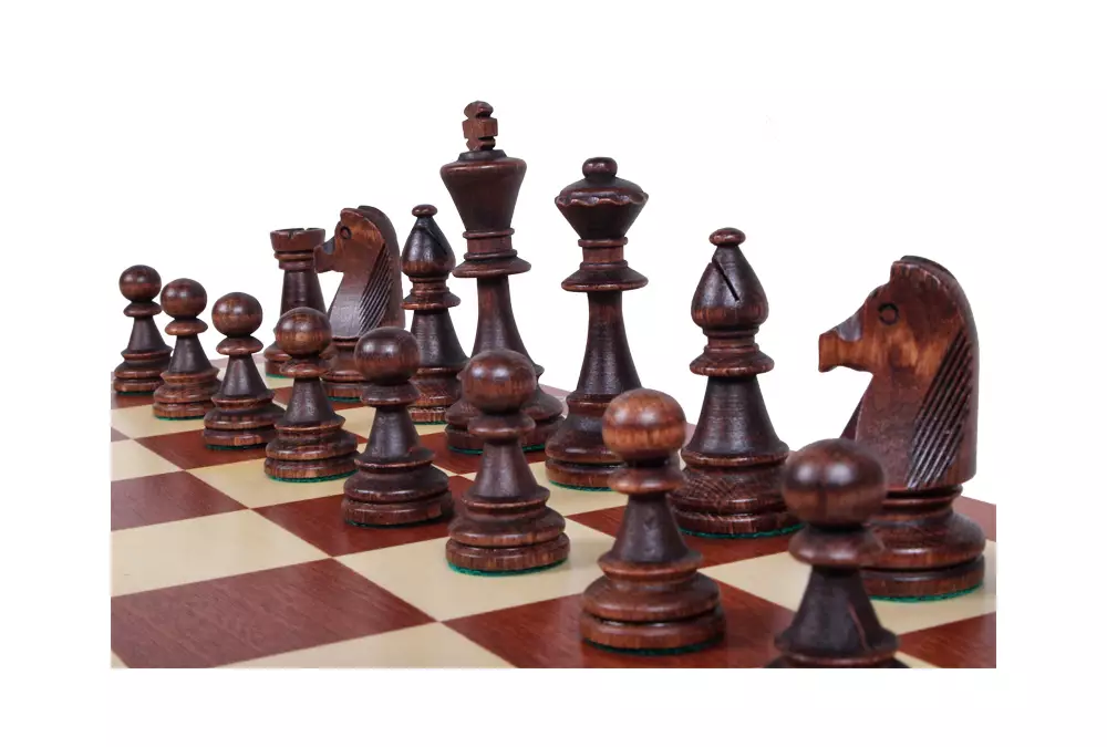 Szachy Turniejowe nr 6 (54x54cm) Intarsjowane