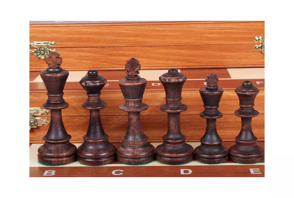 Szachy Turniejowe nr 6 (54x54cm) Intarsjowane