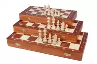 Szachy Turniejowe nr 6 (54x54cm) Intarsjowane