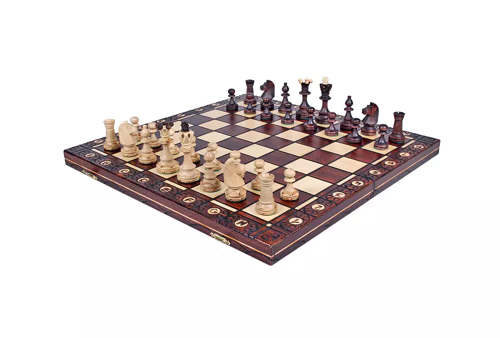 SZACHY SENATOR - klasyczne drewniane szachy idealne na prezent