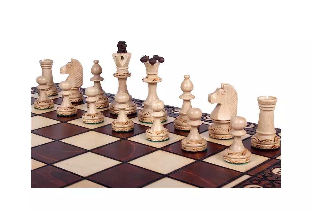 SZACHY SENATOR - klasyczne drewniane szachy idealne na prezent