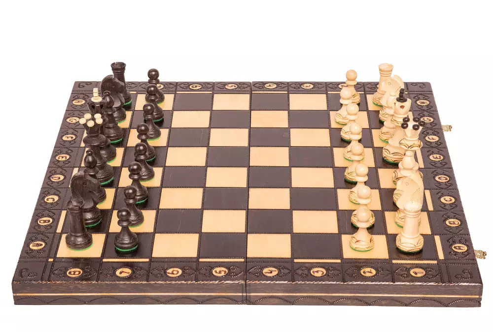 SZACHY SENATOR (42x42cm) - czarne