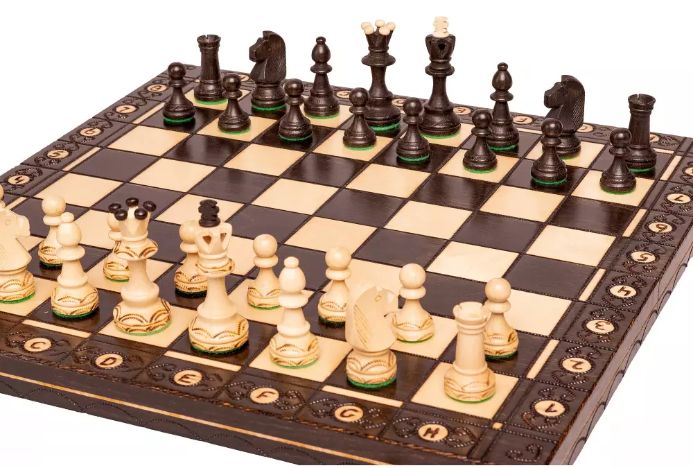 SZACHY SENATOR (42x42cm) - czarne