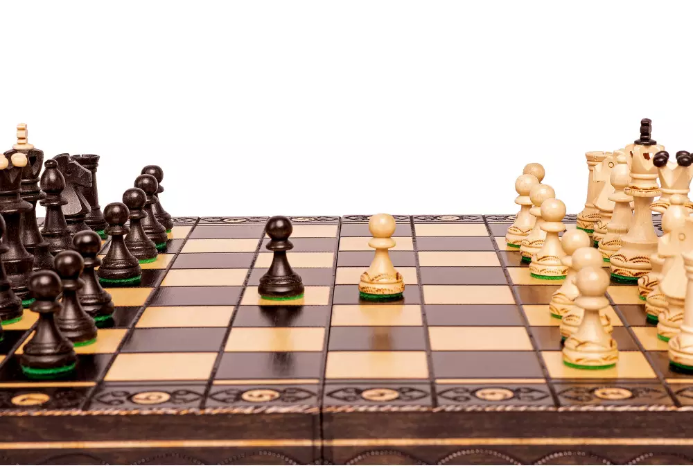 SZACHY SENATOR (42x42cm) - czarne