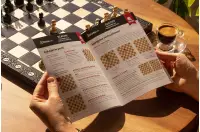 SZACHY SENATOR (42x42cm) - czarne