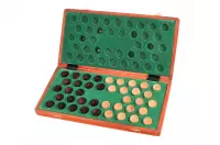 Warcaby 100 pól intarsja