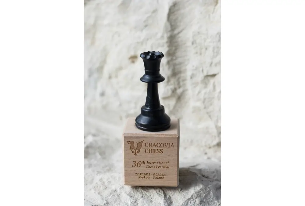 Puchar szachowa figura - Hetman