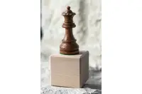 Puchar drewniany szachowa figura - Hetman Puchar drewniany szachowa figura - Hetman