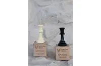 Puchar szachowa figura - Biały Hetman