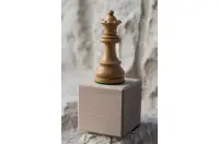 Puchar drewniany szachowa figura - Hetman