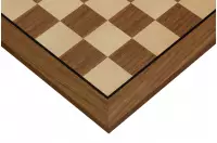 Ekskluzywna deska szachowa nr 6 orzech/klon (intarsja)