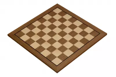 Ekskluzywna deska szachowa nr 6 orzech/klon (intarsja)