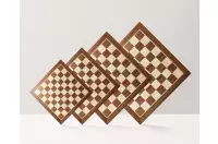 Deska szachowa nr 5+ (bez opisu) mahoń/klon (intarsja)