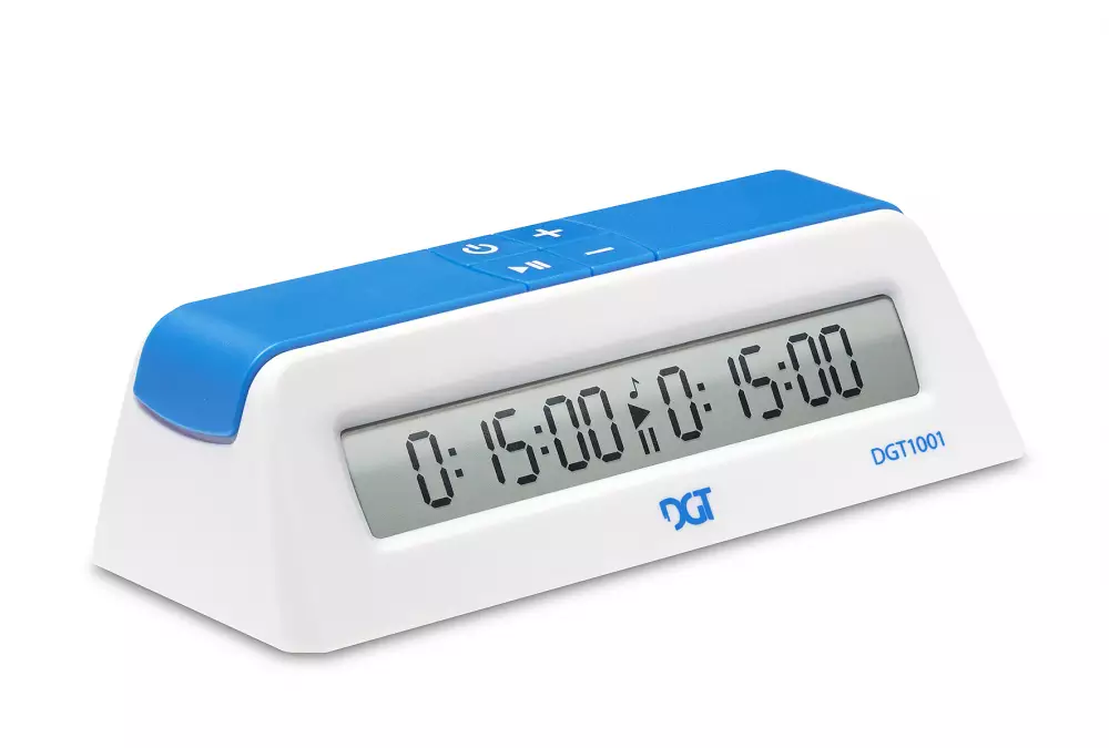 10 zegarów DGT 1001 w kolorze białym (paczka)
