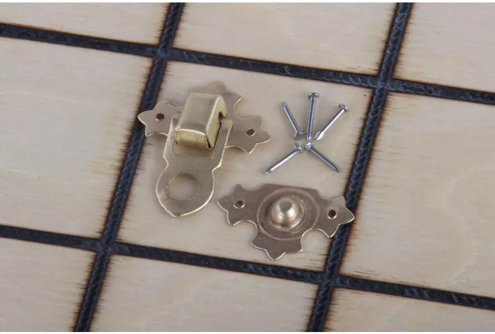 Kasetka szachowa do samodzielnego malowania i montowania (48x48cm) - szachy DIY artystyczne