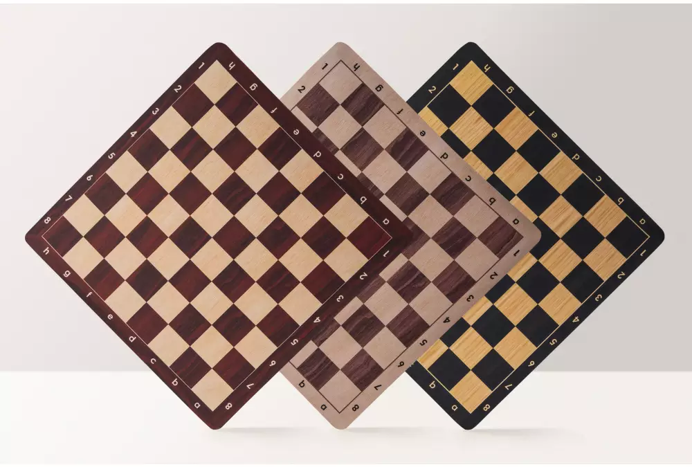 Szachownica zwijana nr 6 (51 cm), antypoślizgowy spód MAHOGANY