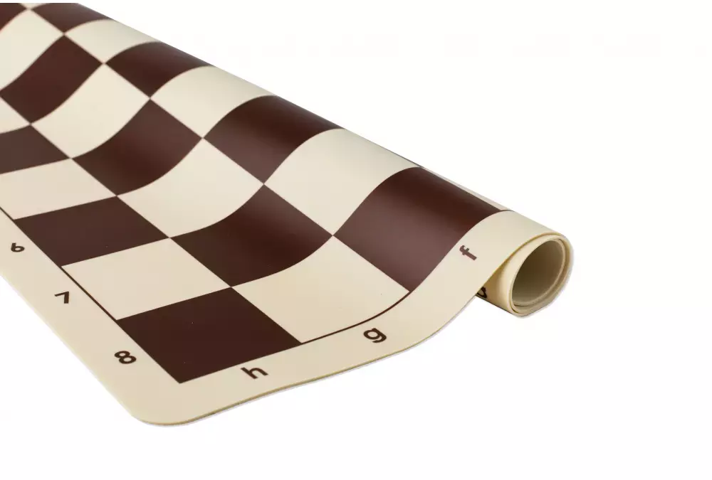 Szachownica silikonowa nr 6, biało - brązowa