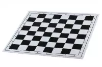 Szachownica plastikowa składana nr 4, biało - czarna