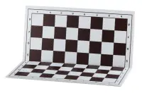 Szachownica plastikowa składana nr 4, biało - brązowa Szachownica plastikowa składana nr 4, biało - brązowa