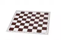 Szkolny zestaw szachowy 3 (figury plastikowe + szachownica plastikowa składana)