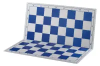 Szachownica plastikowa składana nr 4+, biało - niebieska Szachownica plastikowa składana nr 4+, biało - niebieska