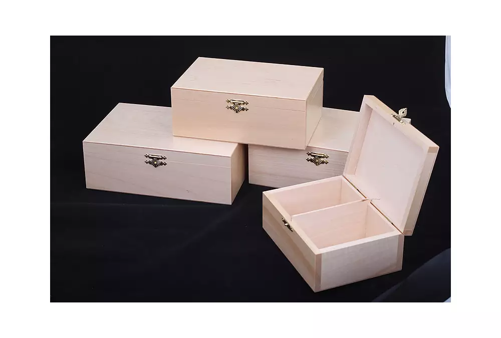 Drewniany kuferek do przechowywania figur Staunton nr 5 (wysokość króla 90 mm)