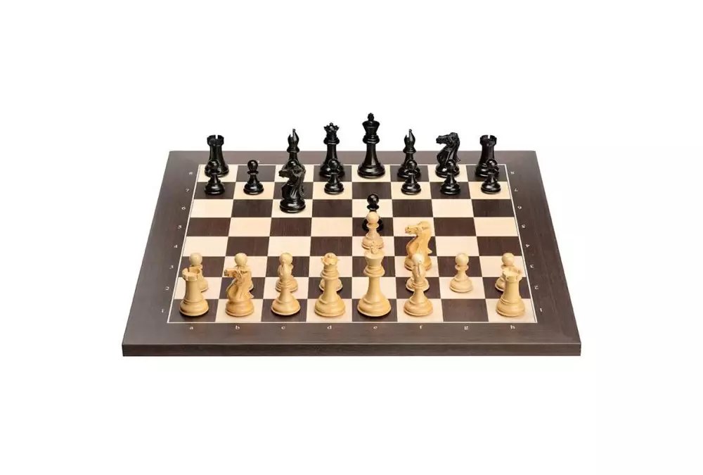 Szachownica elektroniczna DGT USB, wenge/klon + figury Ebony