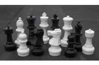 Mały zestaw szachów ogrodowych (król 30 cm)