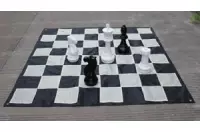 Szachownica nylonowa do szachów ogrodowych o polu 21cm
