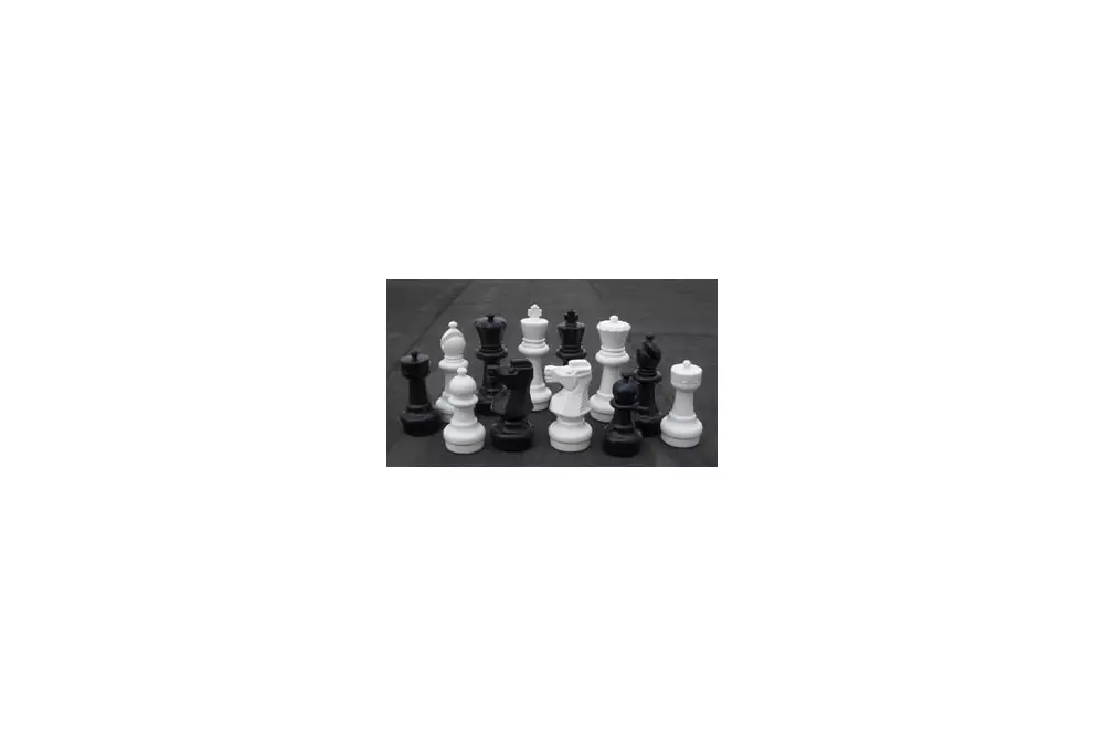 Mały zestaw szachów ogrodowych (król 30 cm)