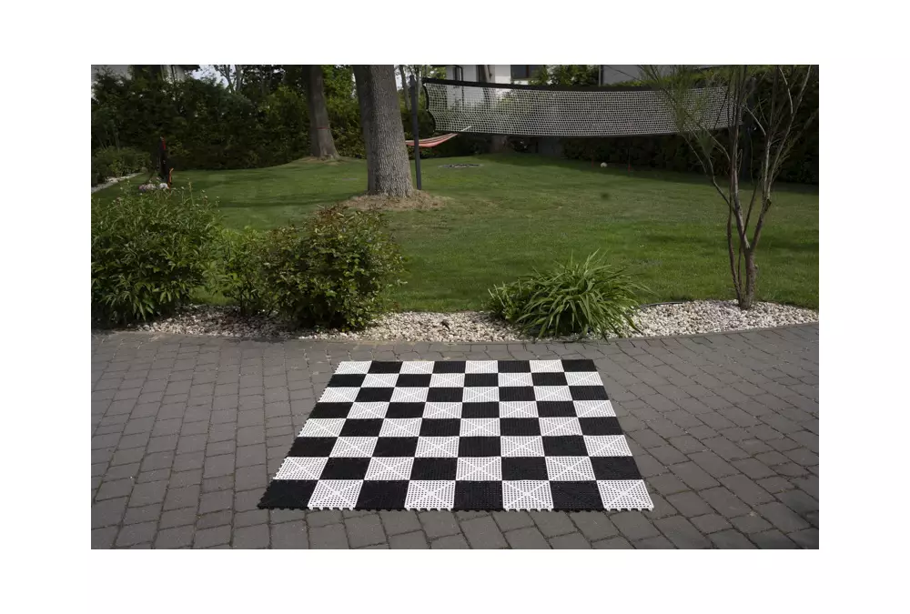 Szachownica gumowana ogrodowa 8" - pole 21 cm