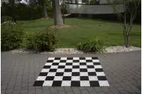 Szachownica gumowana ogrodowa 8" - pole 21 cm