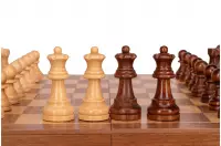 Szachy magnetyczne-orzechowe (33x33cm)